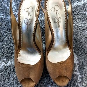 NWOT Jessica Simpson sling backs sz:9